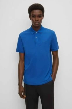 Hugo Boss BOSS Regular Fit Poloshirt Blau, Einfarbig -Pullover Geschäft 50468362 429 2 800 1200x1200
