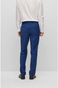 Hugo Boss BOSS H-Leon Regular Fit Herren Stoffhose Blau,Einfarbig -Pullover Geschäft 50479999 463 4 800 1200x1200
