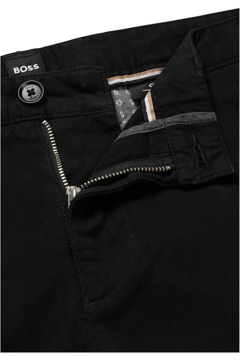 Hugo Boss BOSS Regular Fit Herren Chino Schwarz,Einfarbig 4 Hugo Boss BOSS Regular Fit Herren Chino Schwarz,Einfarbig – Bild 2