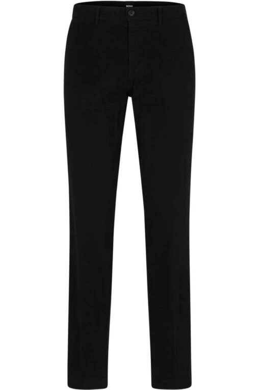 Hugo Boss BOSS Regular Fit Herren Chino Schwarz,Einfarbig -Pullover Geschäft 50487976 001 800 1200x1200