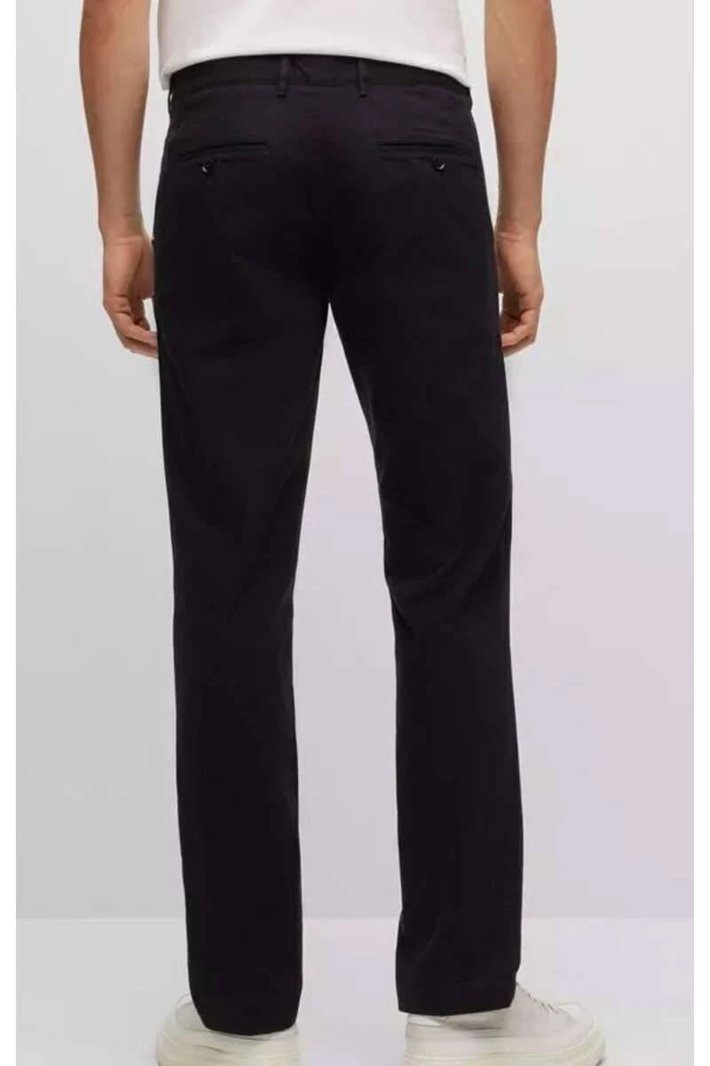 Hugo Boss BOSS Regular Fit Herren Chino Schwarz,Einfarbig 5 Hugo Boss BOSS Regular Fit Herren Chino Schwarz,Einfarbig – Bild 3
