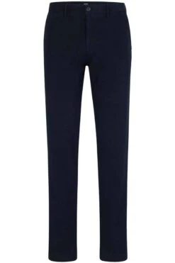 Hugo Boss BOSS Regular Fit Herren Chino Dunkelblau,Einfarbig