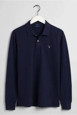 GANT Regular Fit Longsleeve Poloshirt Dunkelblau, Einfarbig 7 GANT Regular Fit Longsleeve Poloshirt Dunkelblau, Einfarbig -Pullover Geschäft 5201 433 5 800 1200x1200