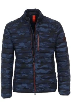 Casa Moda Herren JackeZip Blau