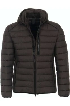 Casa Moda Herren JackeKapuze Grau/braun