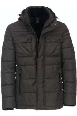 Casa Moda Herren Parka Grau