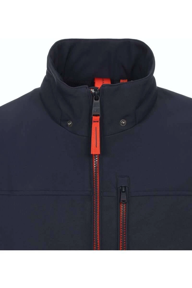 Casa Moda Herren Softshelljacke Blau 4 Casa Moda Herren Softshelljacke Blau – Bild 2