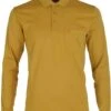 RAGMAN Soft Knit Regular Fit Longsleeve Poloshirt Mais, Einfarbig