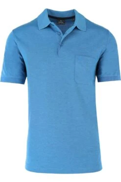 RAGMAN Regular Fit Poloshirt Aqua, Einfarbig