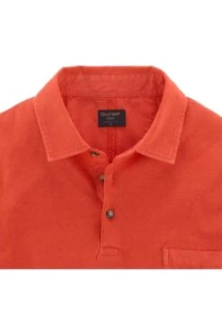 OLYMP Casual Modern Fit Poloshirt Rot, Einfarbig -Pullover Geschäft 5415 32 35 1 800 1200x1200