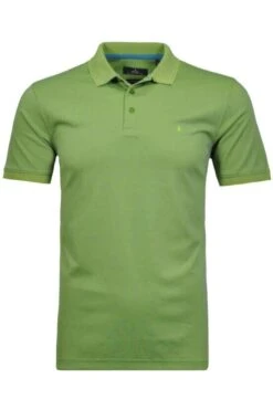 RAGMAN Regular Fit Poloshirt Grün, Einfarbig