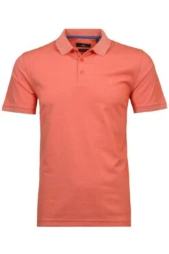 RAGMAN Regular Fit Poloshirt Hellrot, Einfarbig