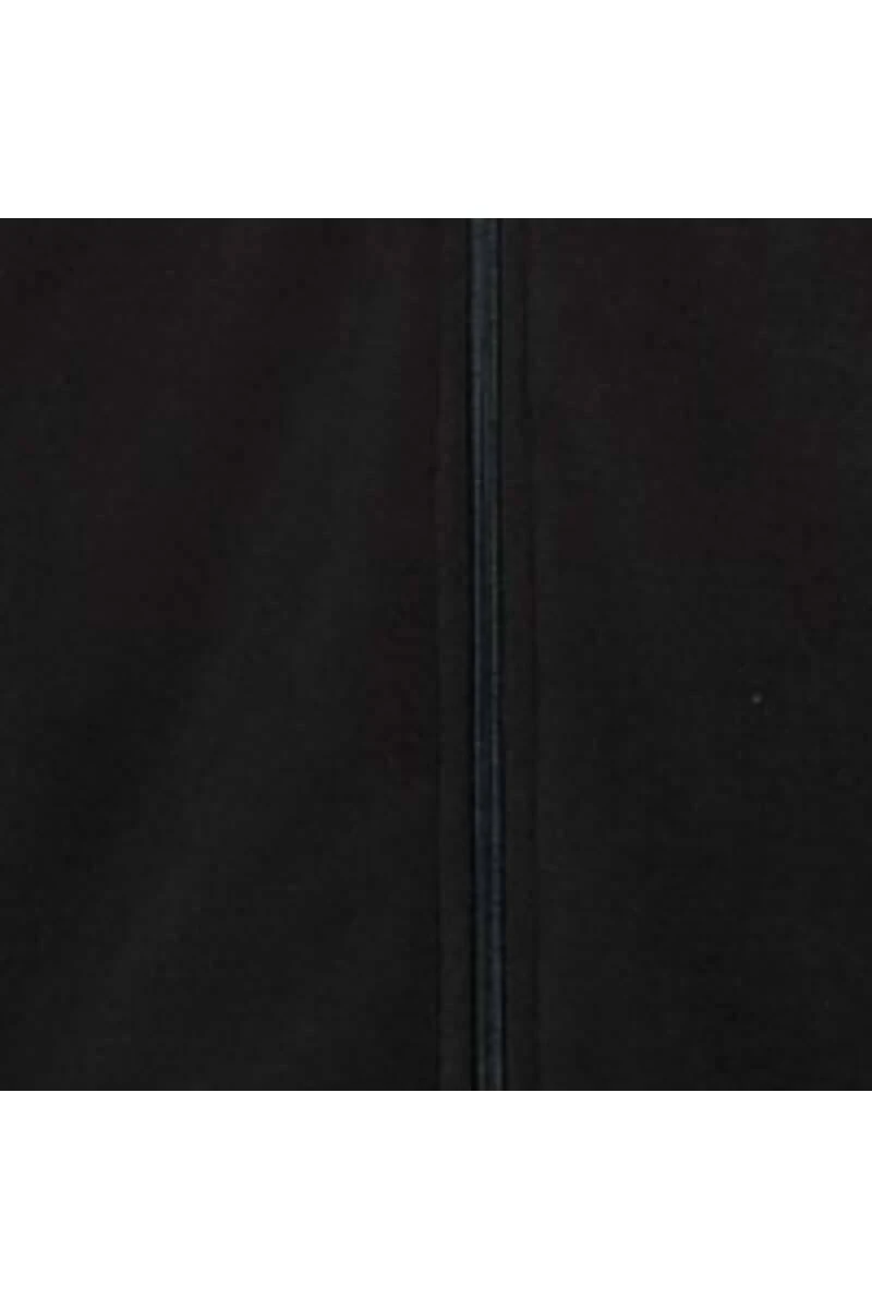 TRIGEMA Comfort Fit Herren Fleecejacke Zip Schwarz 6 TRIGEMA Comfort Fit Herren Fleecejacke Zip Schwarz – Bild 4