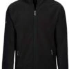 TRIGEMA Comfort Fit Herren Fleecejacke Zip Schwarz