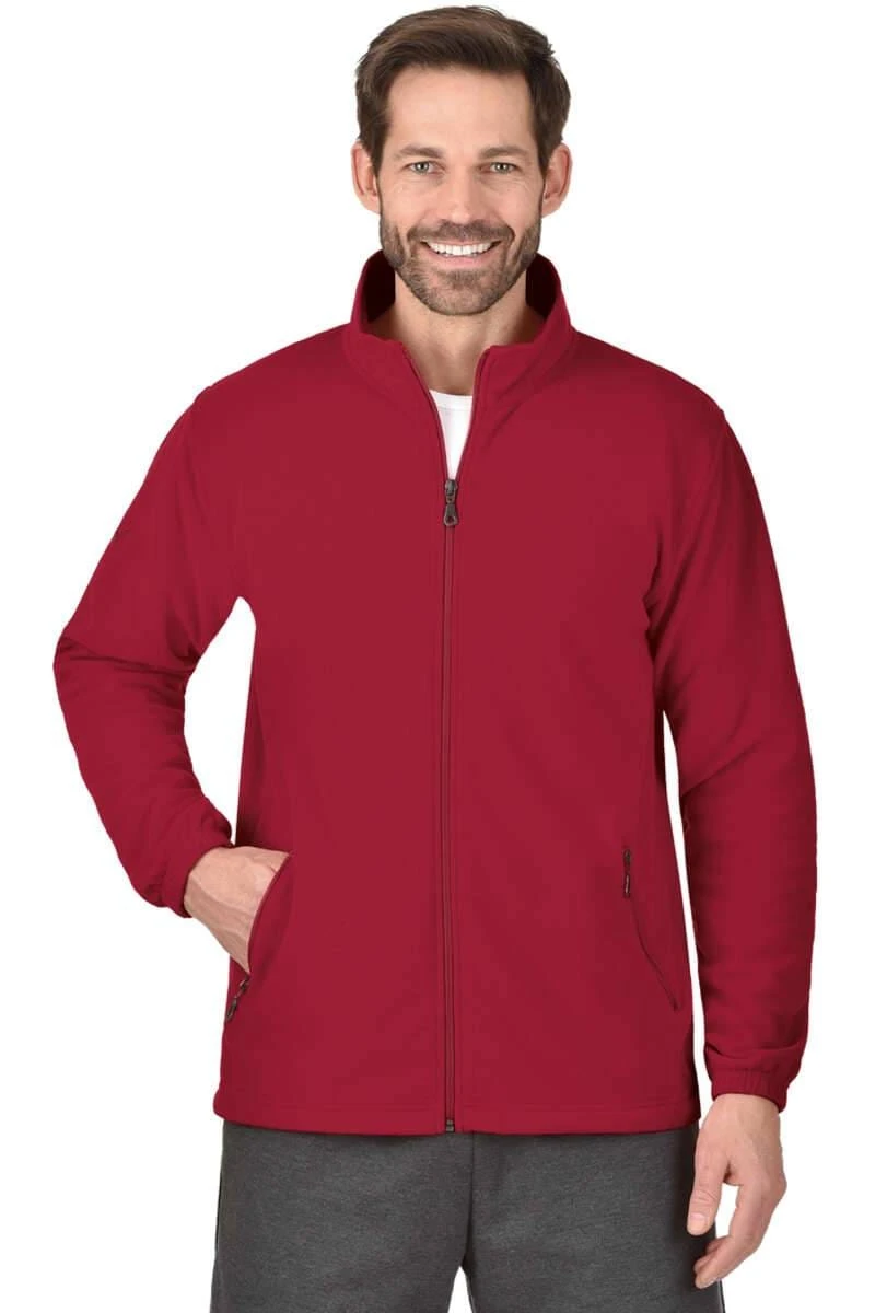TRIGEMA Comfort Fit Herren Fleecejacke Rubin 4 TRIGEMA Comfort Fit Herren Fleecejacke Rubin – Bild 2