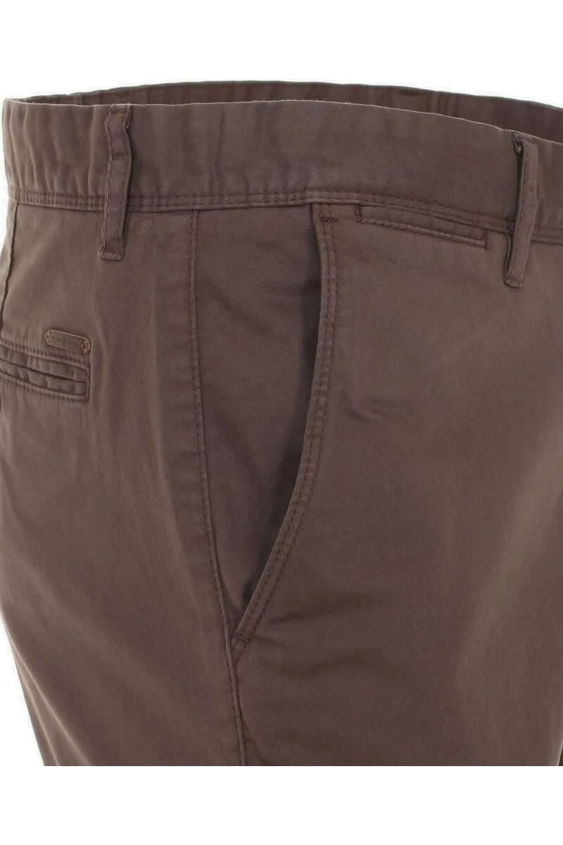 Casa Moda Straight Fit Herren Chino Braun,Einfarbig 5 Casa Moda Straight Fit Herren Chino Braun,Einfarbig – Bild 3