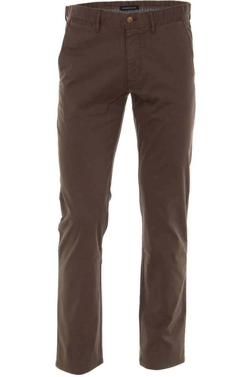 Casa Moda Straight Fit Herren Chino Braun,Einfarbig 3 Casa Moda Straight Fit Herren Chino Braun,Einfarbig