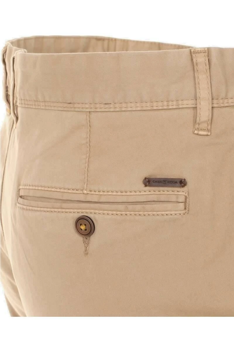 Casa Moda Straight Fit Herren Chino Beige,Einfarbig 6 Casa Moda Straight Fit Herren Chino Beige,Einfarbig – Bild 4
