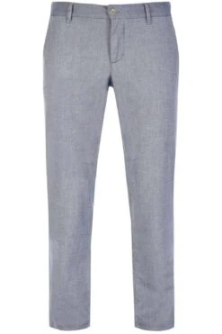 Alberto LOU-J Regular Fit Herren Chino Hellgrau,Einfarbig