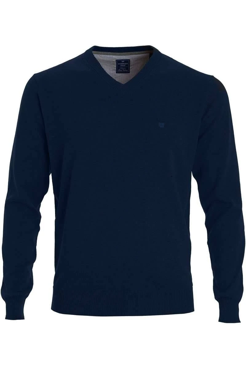 Redmond Herren Pullover V-Ausschnitt Marine 3 Redmond Herren Pullover V-Ausschnitt Marine