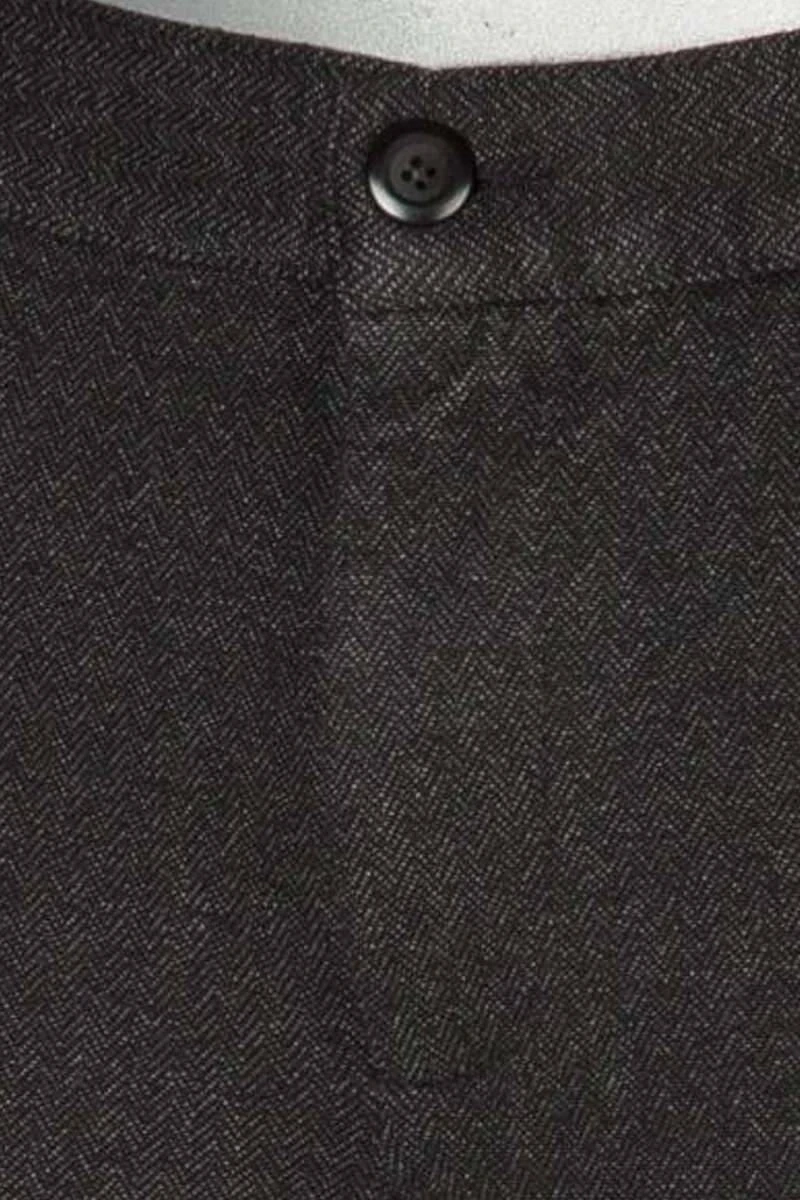 Alberto Rob Slim Fit Herren Stoffhose Anthrazit Meliert,Meliert 5 Alberto Rob Slim Fit Herren Stoffhose Anthrazit Meliert,Meliert – Bild 3