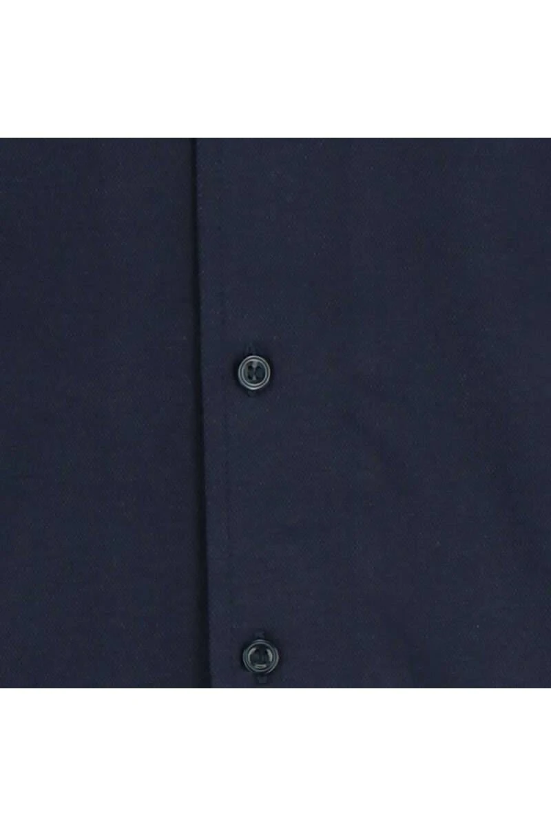 Marvelis Modern Fit Poloshirt Nachtblau, Einfarbig 5 Marvelis Modern Fit Poloshirt Nachtblau, Einfarbig – Bild 3