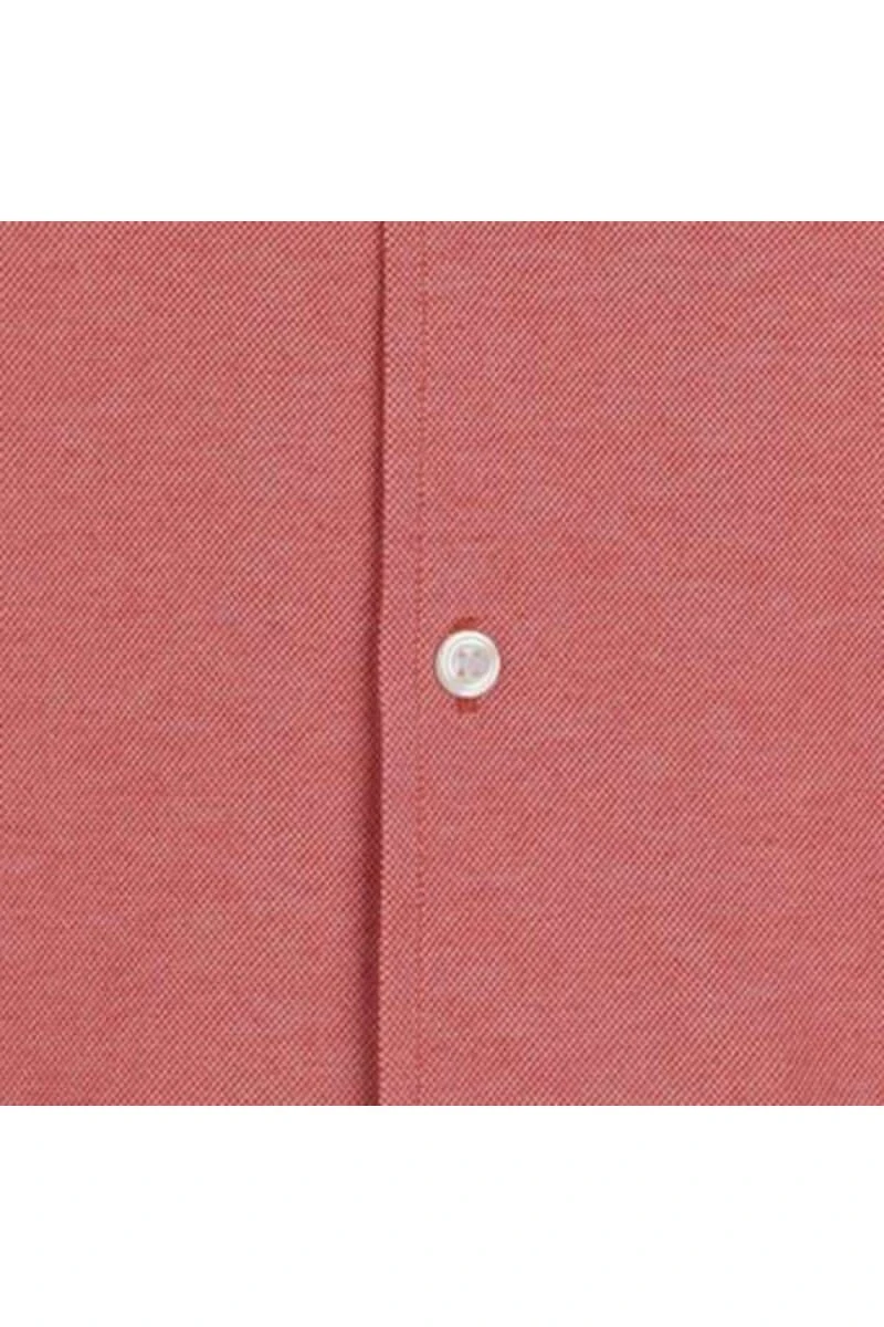 Marvelis Modern Fit Poloshirt Rot, Einfarbig 5 Marvelis Modern Fit Poloshirt Rot, Einfarbig – Bild 3