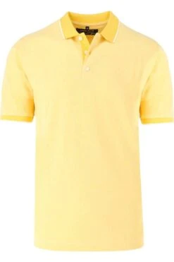 Marvelis Modern Fit Poloshirt Zitronengelb, Einfarbig