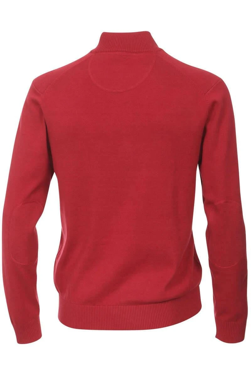 Redmond Casual Regular FitCardiganZip Rot 6 Redmond Casual Regular FitCardiganZip Rot – Bild 4