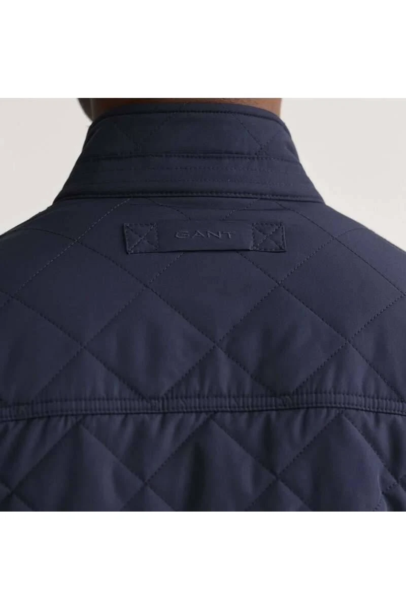 GANT Casual Fit Herren SteppjackeZip Navy 9 GANT Casual Fit Herren SteppjackeZip Navy – Bild 7