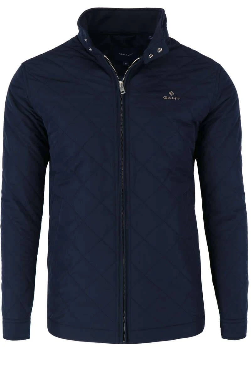 GANT Casual Fit Herren SteppjackeZip Navy 3 GANT Casual Fit Herren SteppjackeZip Navy