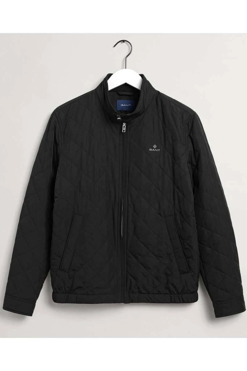 GANT Blouson Zip Schwarz 4 GANT Blouson Zip Schwarz – Bild 2