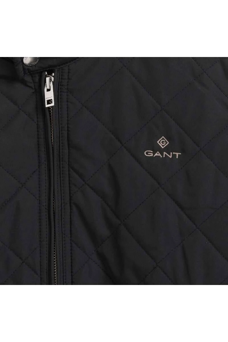 GANT Blouson Zip Schwarz 6 GANT Blouson Zip Schwarz – Bild 4