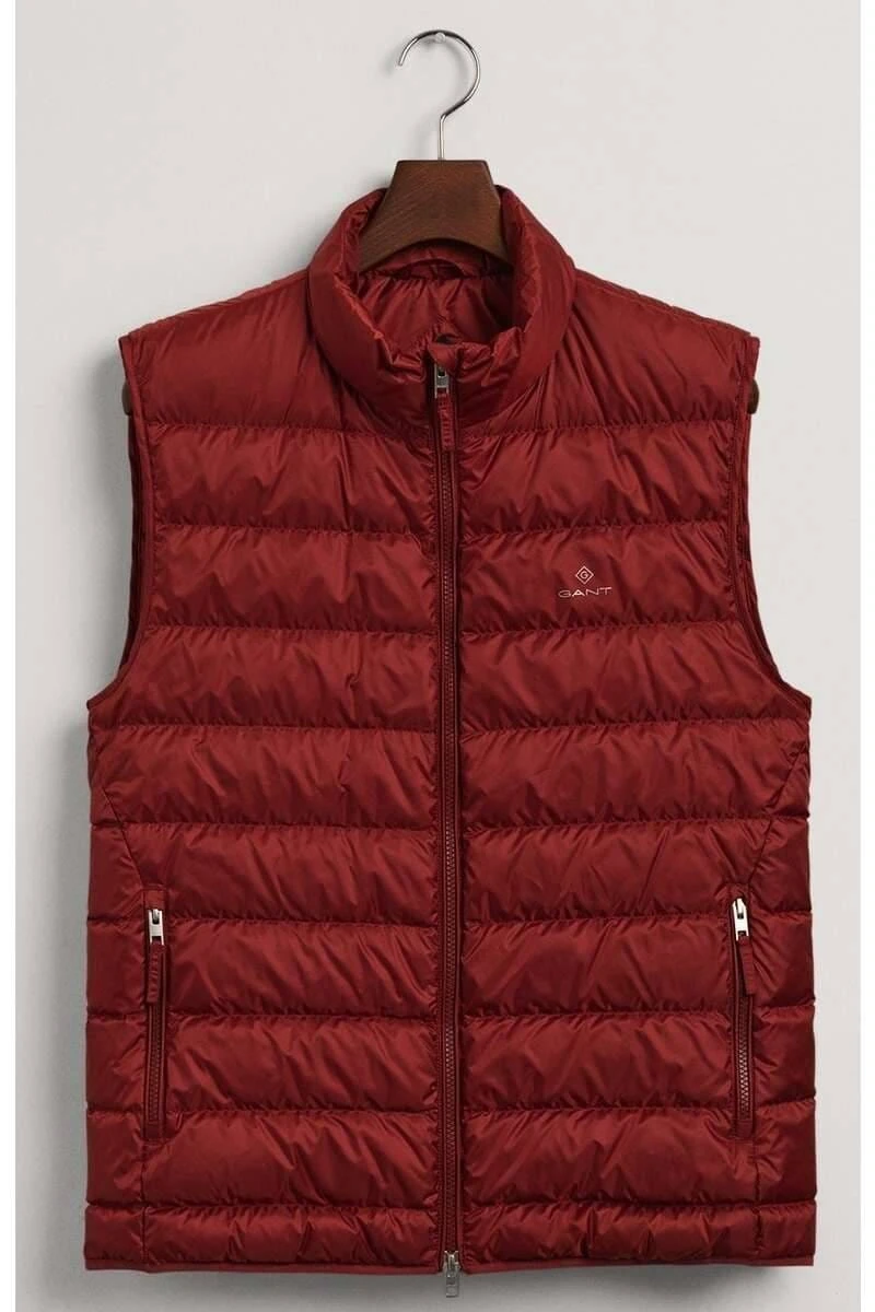 GANT DaunenwesteZip Rot 3 GANT DaunenwesteZip Rot