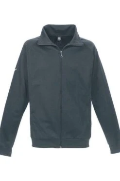 TRIGEMA Comfort Fit RaglanjackeStehkragen Anthrazit