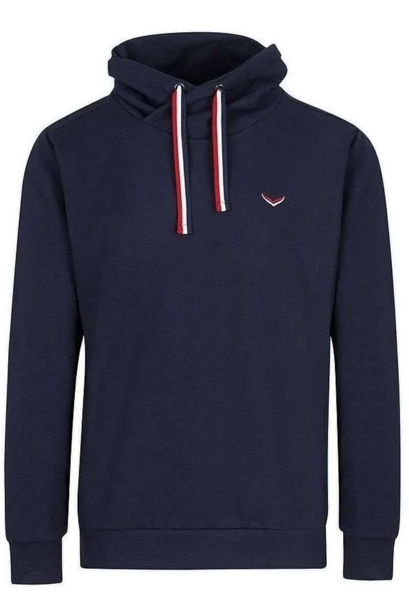 TRIGEMA Slim FitSweatshirt Navy 3 TRIGEMA Slim FitSweatshirt Navy