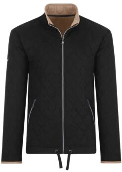 TRIGEMA Comfort Fit Herren SteppjackeStehkragen Schwarz