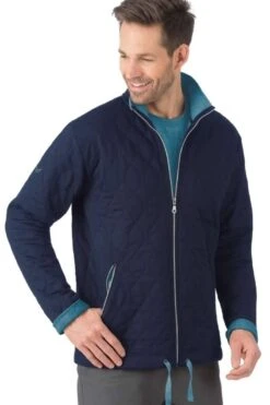 TRIGEMA Comfort Fit Herren Steppjacke Navy