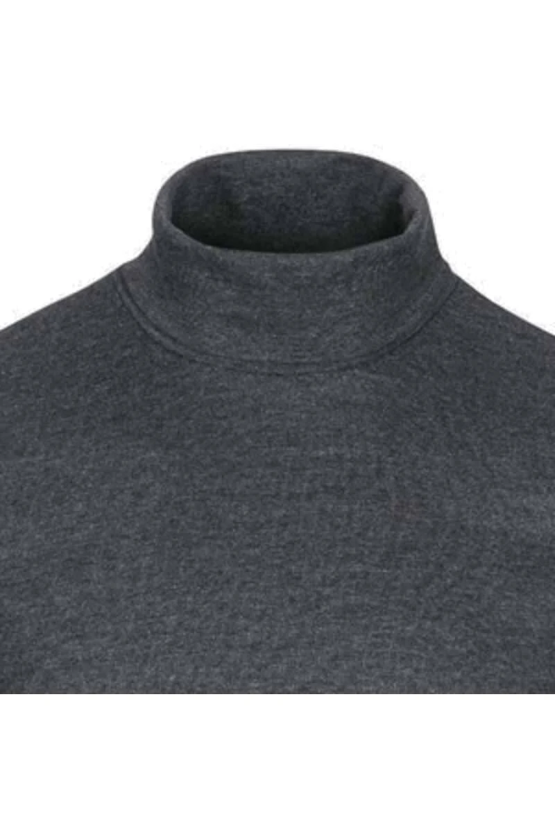 TRIGEMA Comfort Fit Herren Rollkragenpullover Anthrazit 4 TRIGEMA Comfort Fit Herren Rollkragenpullover Anthrazit – Bild 2