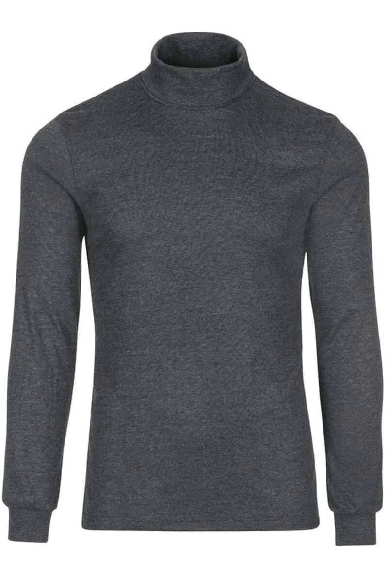 TRIGEMA Comfort Fit Herren Rollkragenpullover Anthrazit 3 TRIGEMA Comfort Fit Herren Rollkragenpullover Anthrazit