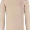 GANT Regular Fit Herren Pullover Rundhals Hellbraun