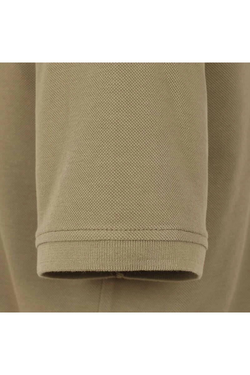 Redmond Casual Regular Fit Poloshirt Oliv, Einfarbig 5 Redmond Casual Regular Fit Poloshirt Oliv, Einfarbig – Bild 3