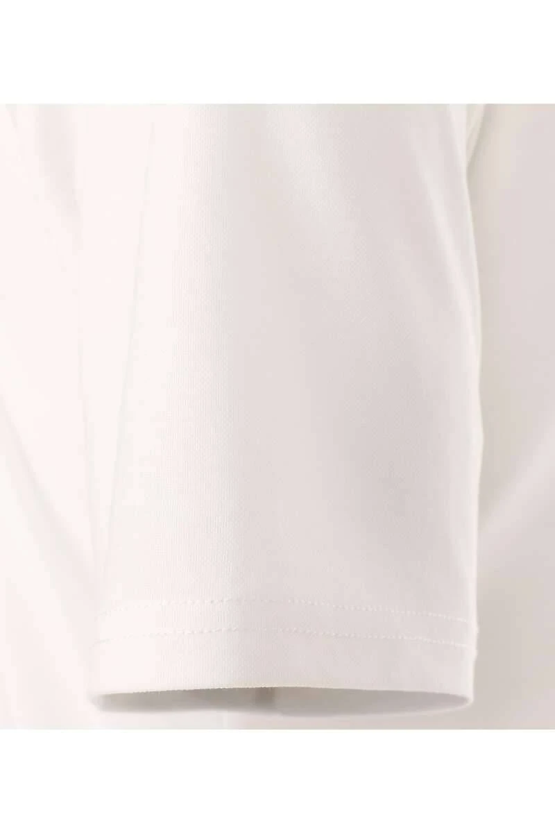 Redmond Casual Poloshirt Weiss, Einfarbig 5 Redmond Casual Poloshirt Weiss, Einfarbig – Bild 3
