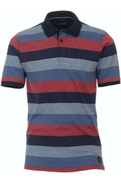 Casa Moda Casual Fit Poloshirt Rot, Einfarbig