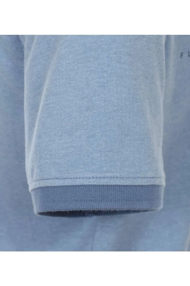 Casa Moda Casual Fit Poloshirt Aqua, Einfarbig 6 Casa Moda Casual Fit Poloshirt Aqua, Einfarbig – Bild 4