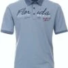 Casa Moda Casual Fit Poloshirt Aqua, Einfarbig