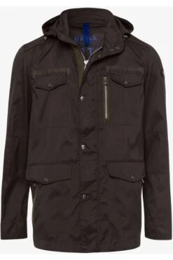 Brax Normal Fit Herren Parka Grün