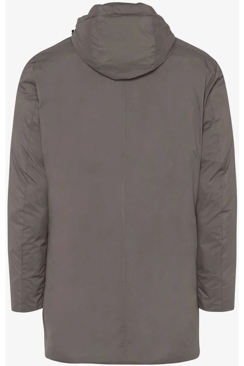 Brax Normal Fit Herren Mantel Grau 4 Brax Normal Fit Herren Mantel Grau – Bild 2