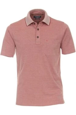 Casa Moda Casual Casual Fit Poloshirt Rot, Einfarbig