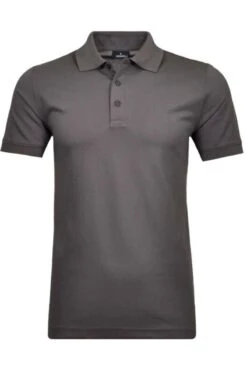 RAGMAN Regular Fit Poloshirt Schiefer, Einfarbig